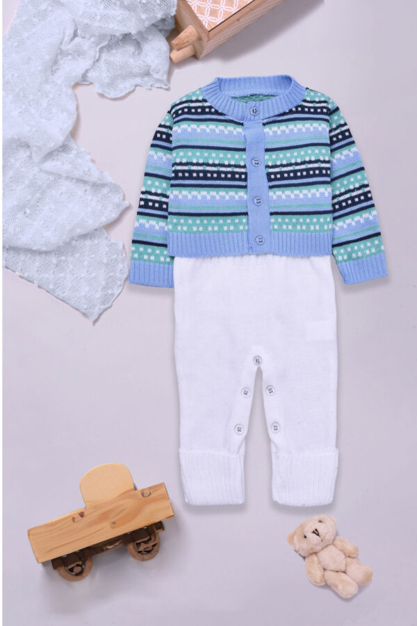 Conjunto Homper, Casaco de Tricô Listrado