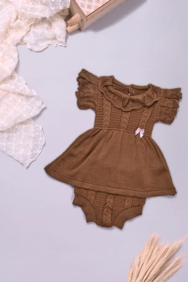 Vestido Tricô com Calcinha