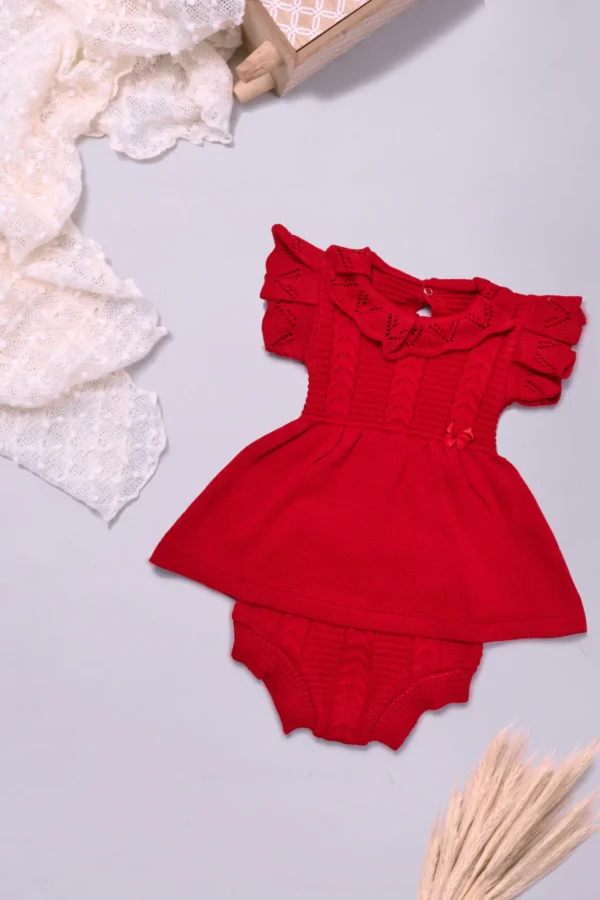 Vestido Tricô com Calcinha