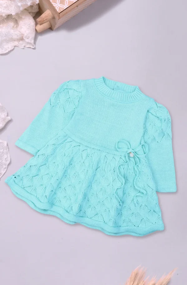 Vestido Tricô Manga Longa