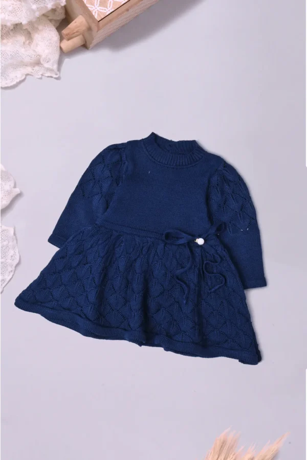 Vestido Tricô Manga Longa